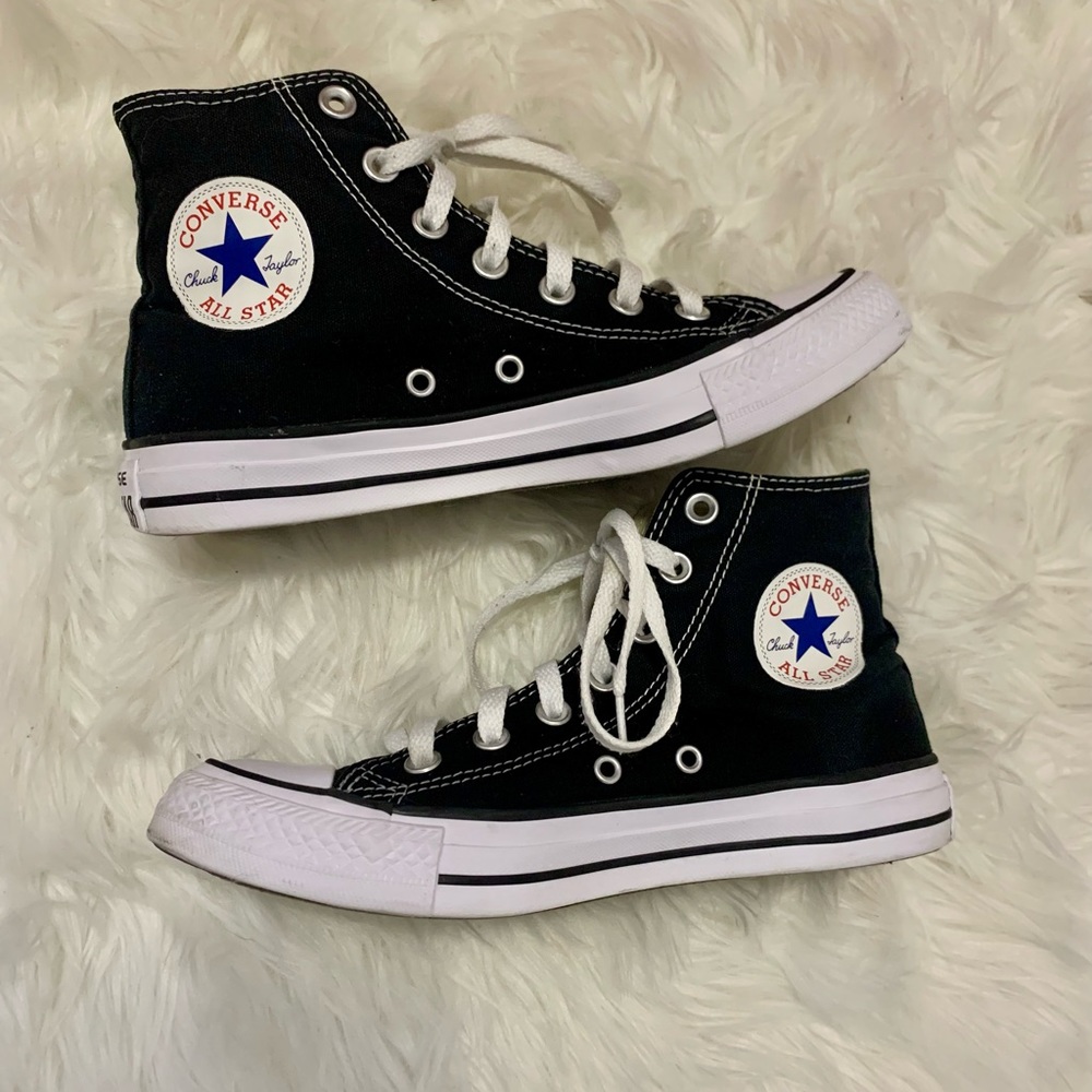 Black High Top Converse